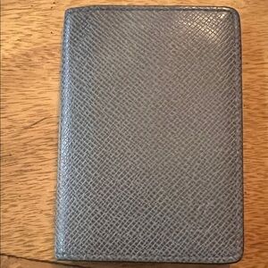 Louis Vuitton Charcoal Textured Key Holder